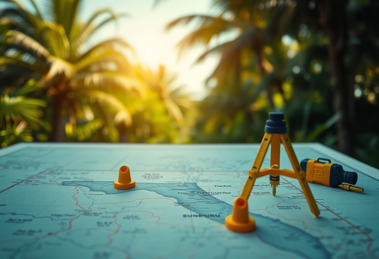 Survey property lines online Florida