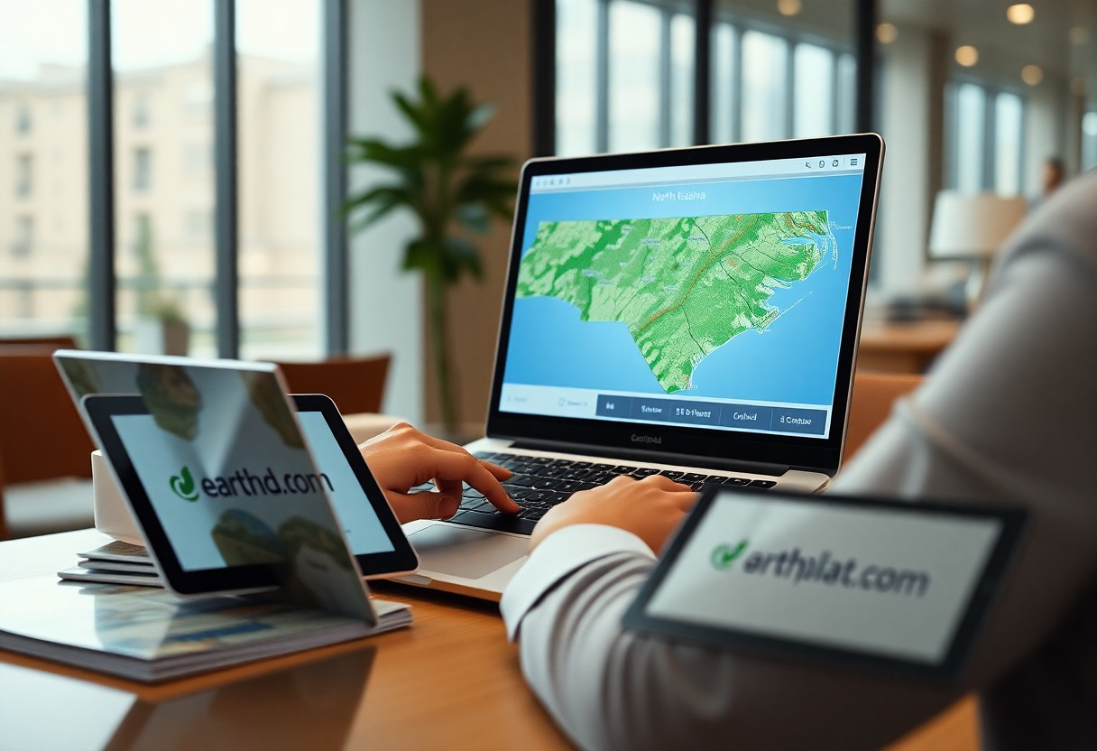 Why Real Estate Pros in North Carolina Use Earthplat.com for Property Research